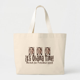 Tela Gigante Es bolso del tiempo de Obama