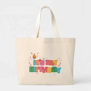 Tela Gigante Es mi bolso de las letras del cumpleaños