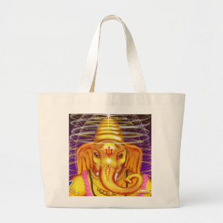 Tela Gigante Ganesha con el bolso de la lona del casco
