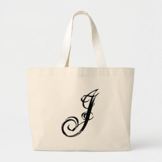 Tela Gigante La moda gráfica del bolso de la letra J de J
