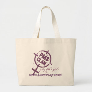 Tela Gigante Logotipo de la púrpura del bolso de PMS
