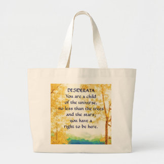 Tela Gigante Los DESIDERÁTUMS se descoloraron bolso de los