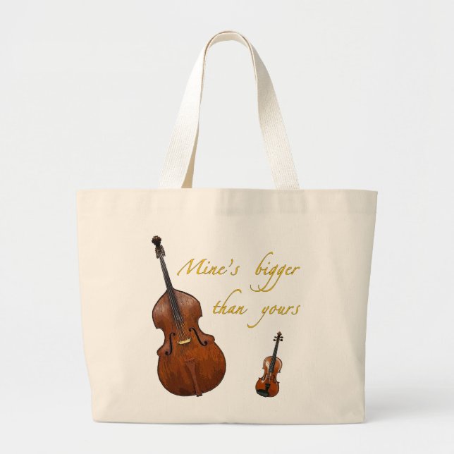 Tela Gigante Mina más grande que la suya bolso de secuencias (Frente)