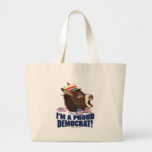 Tela Gigante Soy un bolso orgulloso de Demócrata