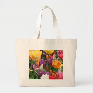 Tela Gigante Tulipanes en bolso de la primavera