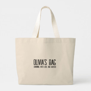 Tela Gigante Verdades de la Paternidad   Bolso divertido de mam