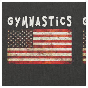 Tela Gimnasia Grunge Bandera Americana USA
