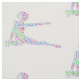 Tela Gimnasia Word Art Versión 2 Fabric