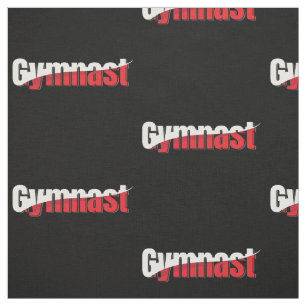 Tela Gimnasta - Mens Gymnastics Arte de tipografía mode