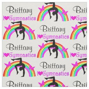 Tela GIMNASTICA DE bonito PURPLE RAINBOW FABRIC