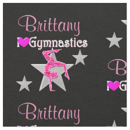 TELA GIMNASTICA DE PERSONALIZADO ROSA Y NEGRO INSPIRANT
