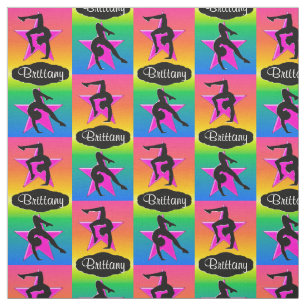 TELA GIMNASTICA PERSONALIZADA CON COLORES DE RAINBOW FA
