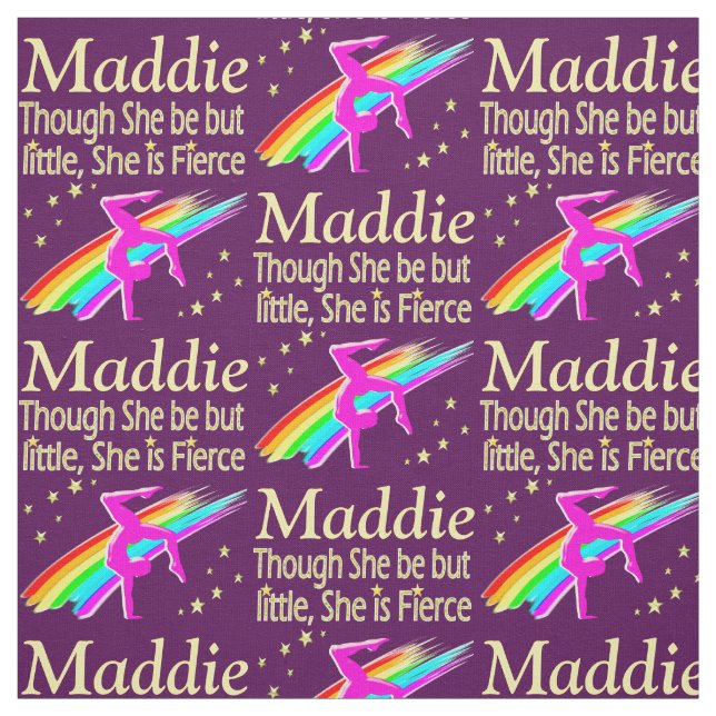 TELA GIMNASTICA PERSONALIZADA PEQUEÑA PERSONALIZADA Y F (Retal)