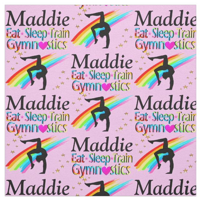 TELA GIMNASTICS DE DORMITORIO DE COMIDA PERSONALIZADAS (Retal)