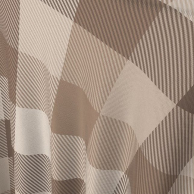Tela Gingham a cuadros bronceado tierra neutral  (Subido por el creador)