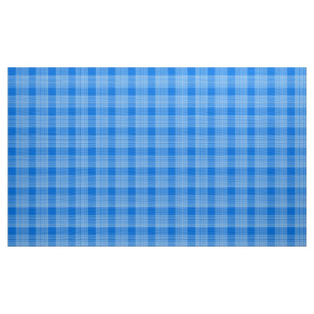 Tela Gingham Check Blue and White Fabric (Yarda)