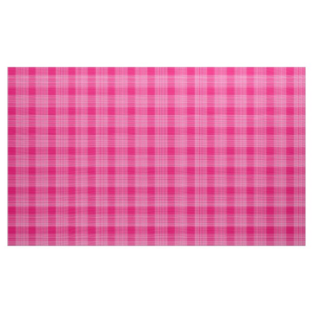 Tela Gingham Check Tejido rosa y blanco (Yarda)
