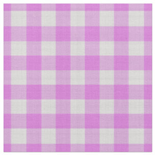 Tela Gingham Cuadros Rosa Lavanda