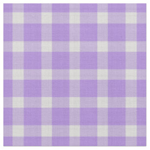Tela Gingham de cuadros lavanda