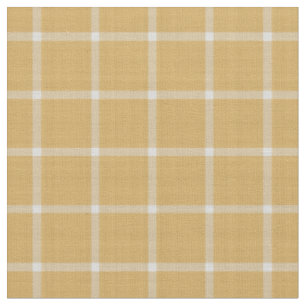 Tela Gingham de ventana amarillo indio