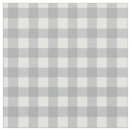 Tela Gingham Gris Moderno