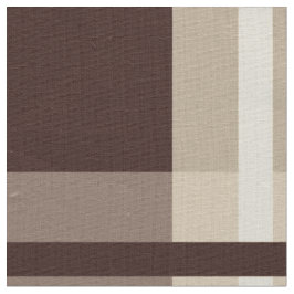 Tela Gingham | Marrón y beige