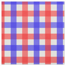 Gingham Rojo Y Azul