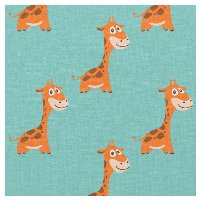 Tela Giraffe personalizada (De cerca)