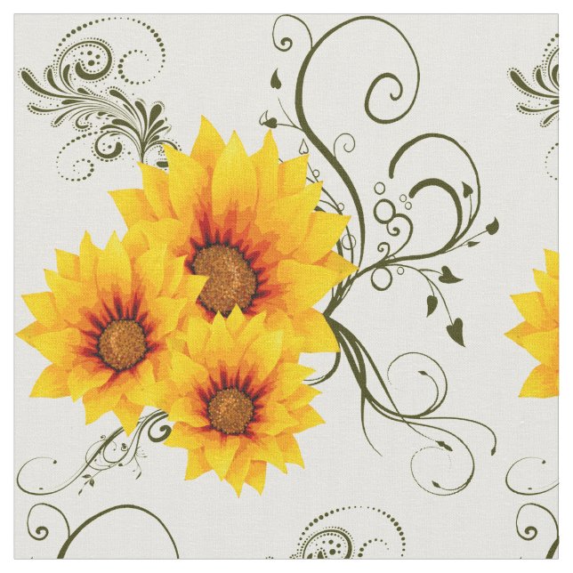 Tela Girasol (De cerca)