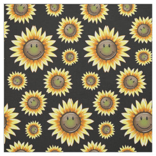 Tela Girasol sonriente dispersado