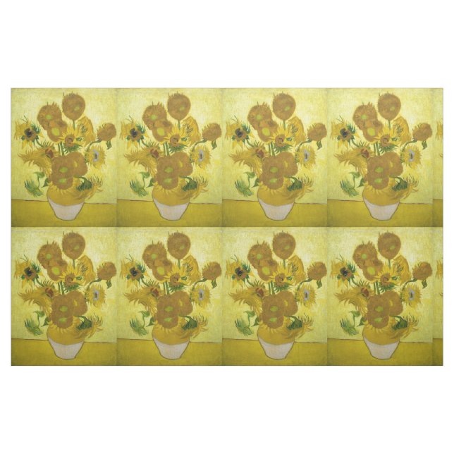 Tela Girasoles de Van Gogh ("Cuarto gordo" (fat quarter))