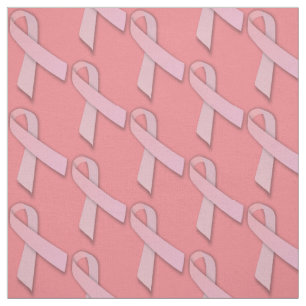 Tela Girlie Pink Ribbons Tiled Pattern