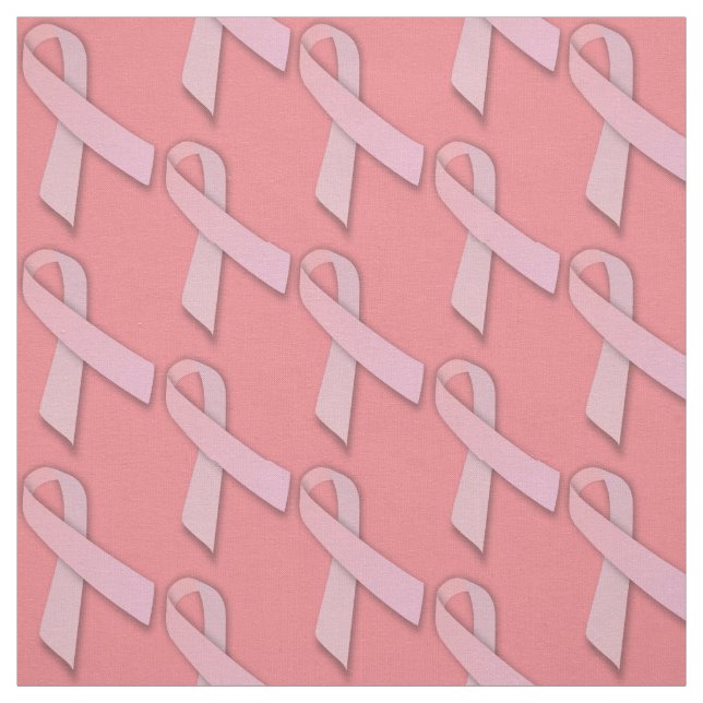 Tela Girlie Pink Ribbons Tiled Pattern (Retal)
