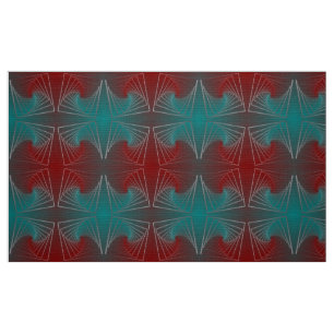 Tela Giro burdeos verde azulado