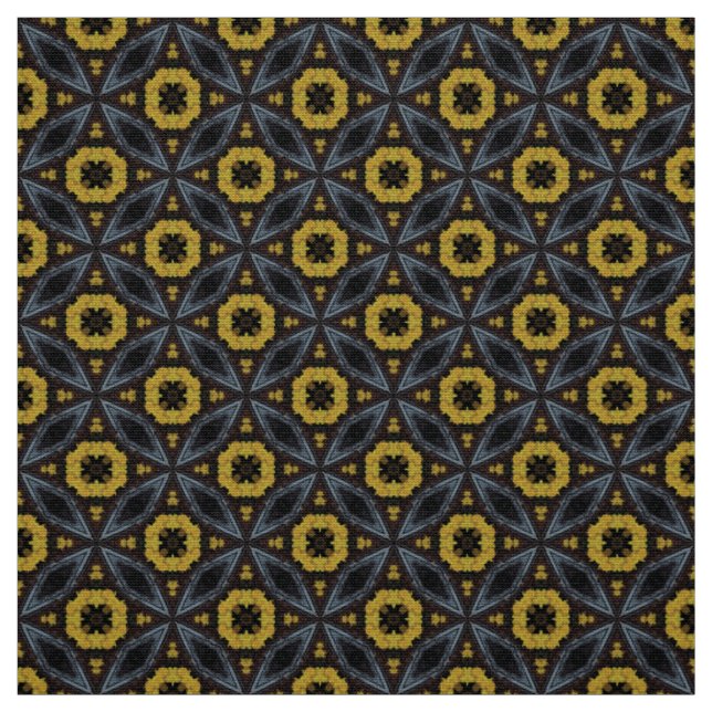 Tela Glitch2 Ginger brown tejido Verde azulado (Retal)