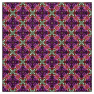 Tela Glitch2 Púrpura y verde Tejido de patrón detallado