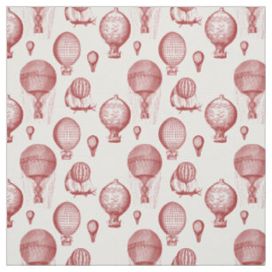 Tela Globos Vintage de aire caliente en Brown