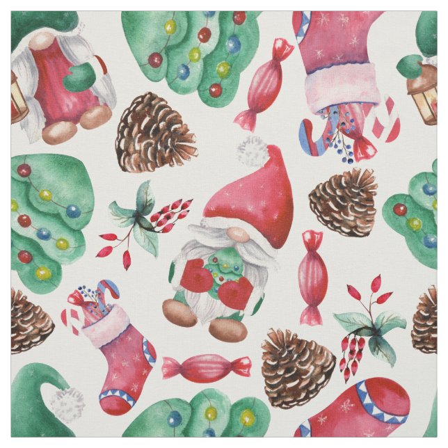 Tela Gnomes Navidades Adorables (Retal)