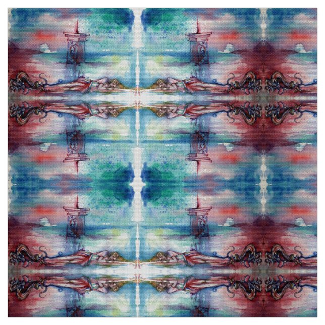 TELA GNOMÓN Y DAMA DEL LAGO (Retal)