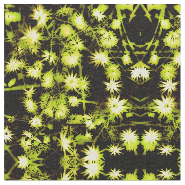 Tela Gold Daisy Fabric (De cerca)