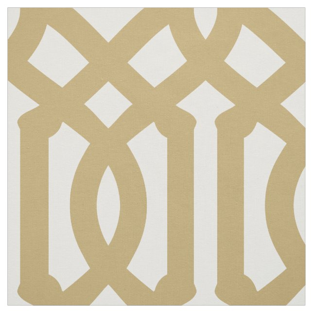 Tela Gold Trellis a gran escala (Retal)