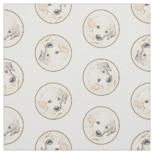 Tela Golden Retriever Puppy Pintura Original Perro Arte