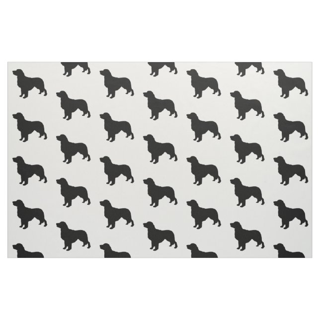 Tela Golden Retriever Silhouette Love Dogs ("Cuarto gordo" (fat quarter))