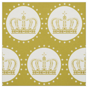 Tela Golden Royal Crown y Stars + tu trasero. e ideas