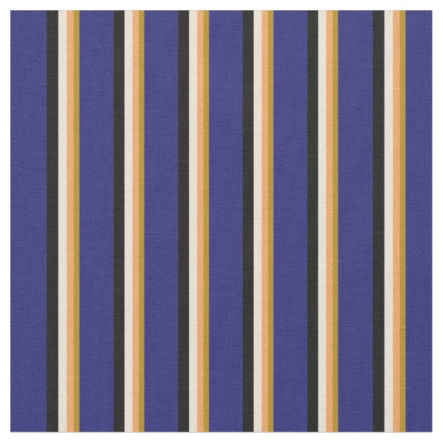 Tela Goldenrod oscuro, Brown, Bisque, Black & Blue (De cerca)
