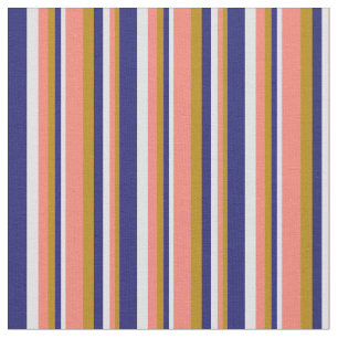 Tela Goldenrod oscuro, Salmon, Lavender y Midnight Blue