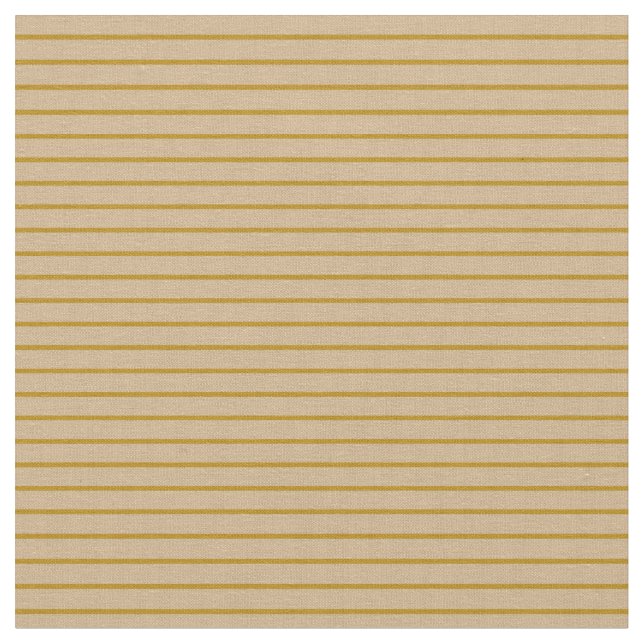 Tela Goldenrod oscuro y Tan Stripes (De cerca)