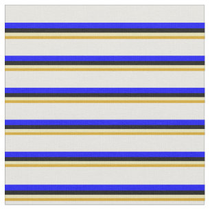 Tela Goldenrod, Tan, Black, Blue and White Colour