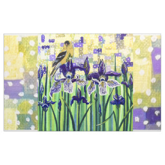 Tela Goldfinch and Irises 