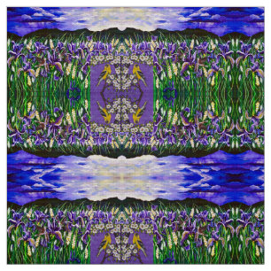 Tela Goldfinch en Iris Fields